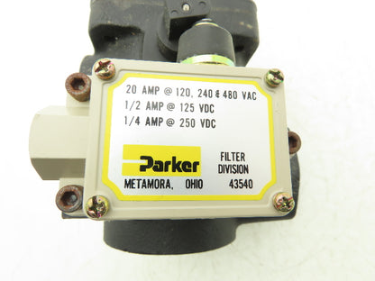 Parker 10S 10C E 3 CC 1 78 Tell Tale Hydraulic Filter Housing 1" FNPT 10 GPM