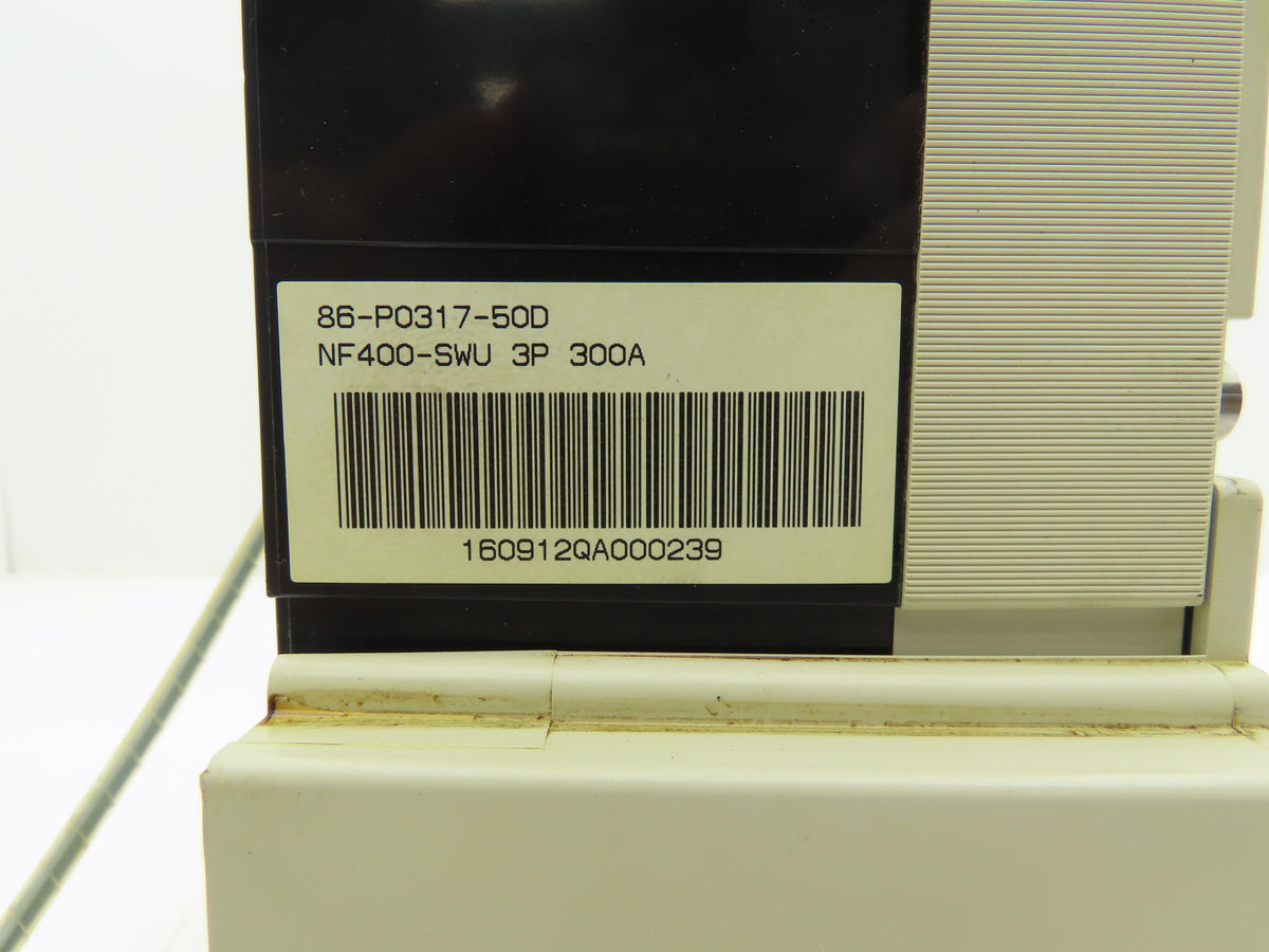 Mitsubishi NF400-SWU3 300B Molded Case Circuit Breaker 300A 3Pole 690VAC/250VDC