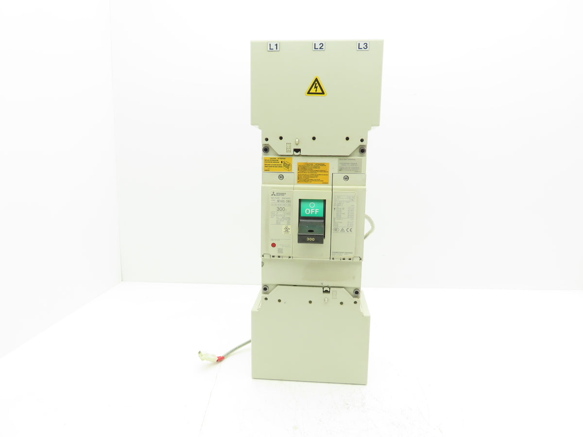 Mitsubishi NF400-SWU3 300B Molded Case Circuit Breaker 300A 3Pole 690VAC/250VDC