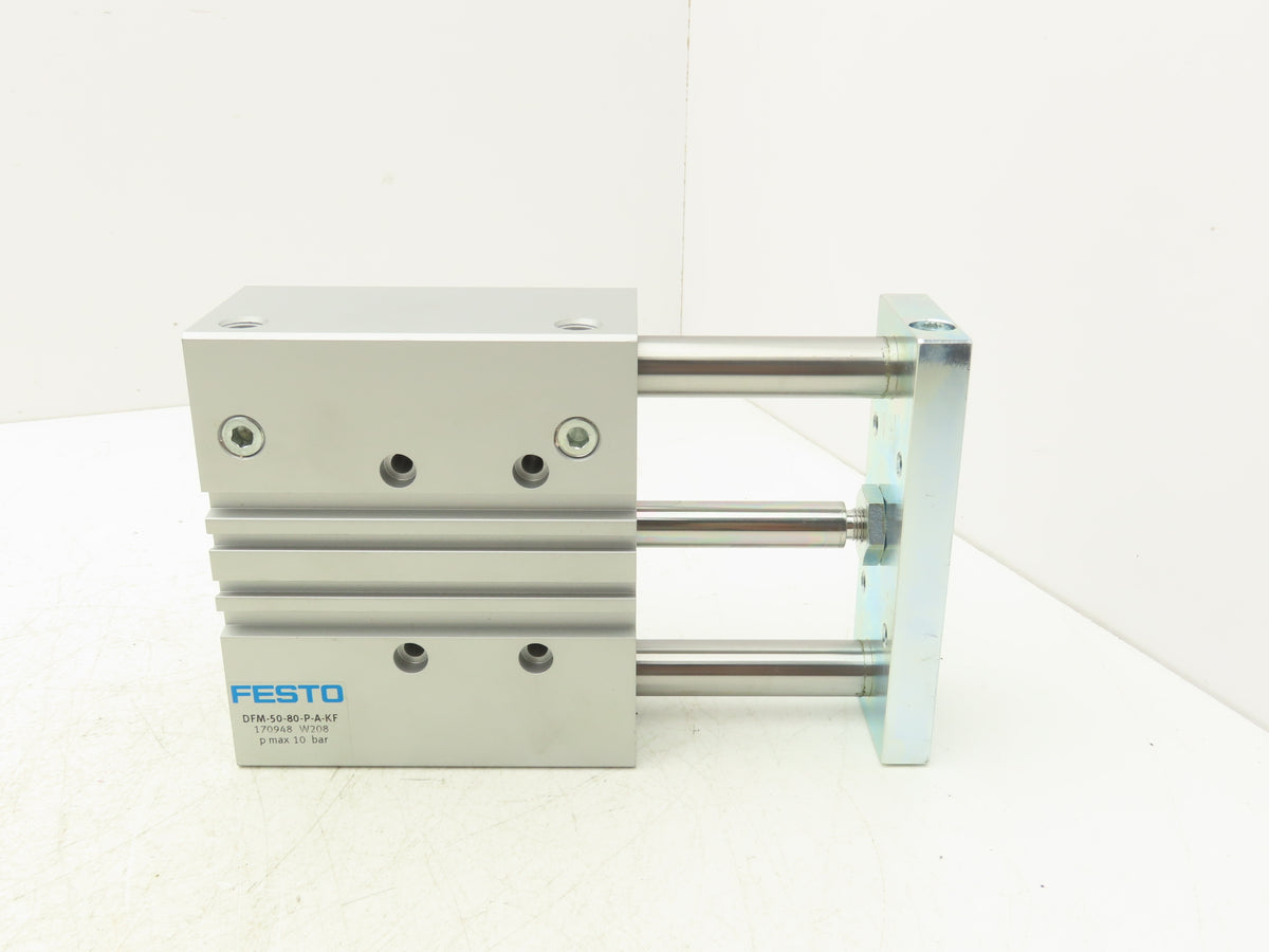 Festo DFM-50-80-P-A-KF Pneumatic Guided Drive Cylinder 50mm Bore 80mm Stroke