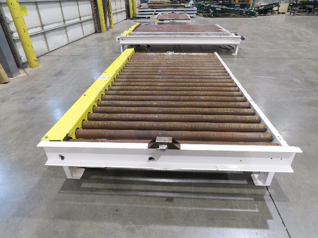 57"W x 8' 3"L Chain Drive Pallet Conveyor 50"BF 2.5"Roller 480V 3PH 15"H 40FPM