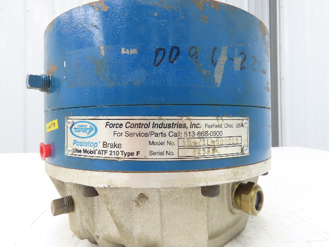 Force Control MB-21L-S09015 Posistop NEMA Motor Brake 8.5" Flange Max 3600 RPM