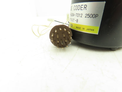 Fanuc A860-0304-T012 2500P Pulse Coder Rotary Encoder Hollow Tapered Shaft