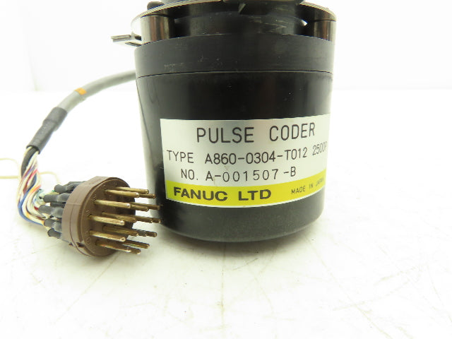 Fanuc A860-0304-T012 2500P Pulse Coder Rotary Encoder Hollow Tapered Shaft