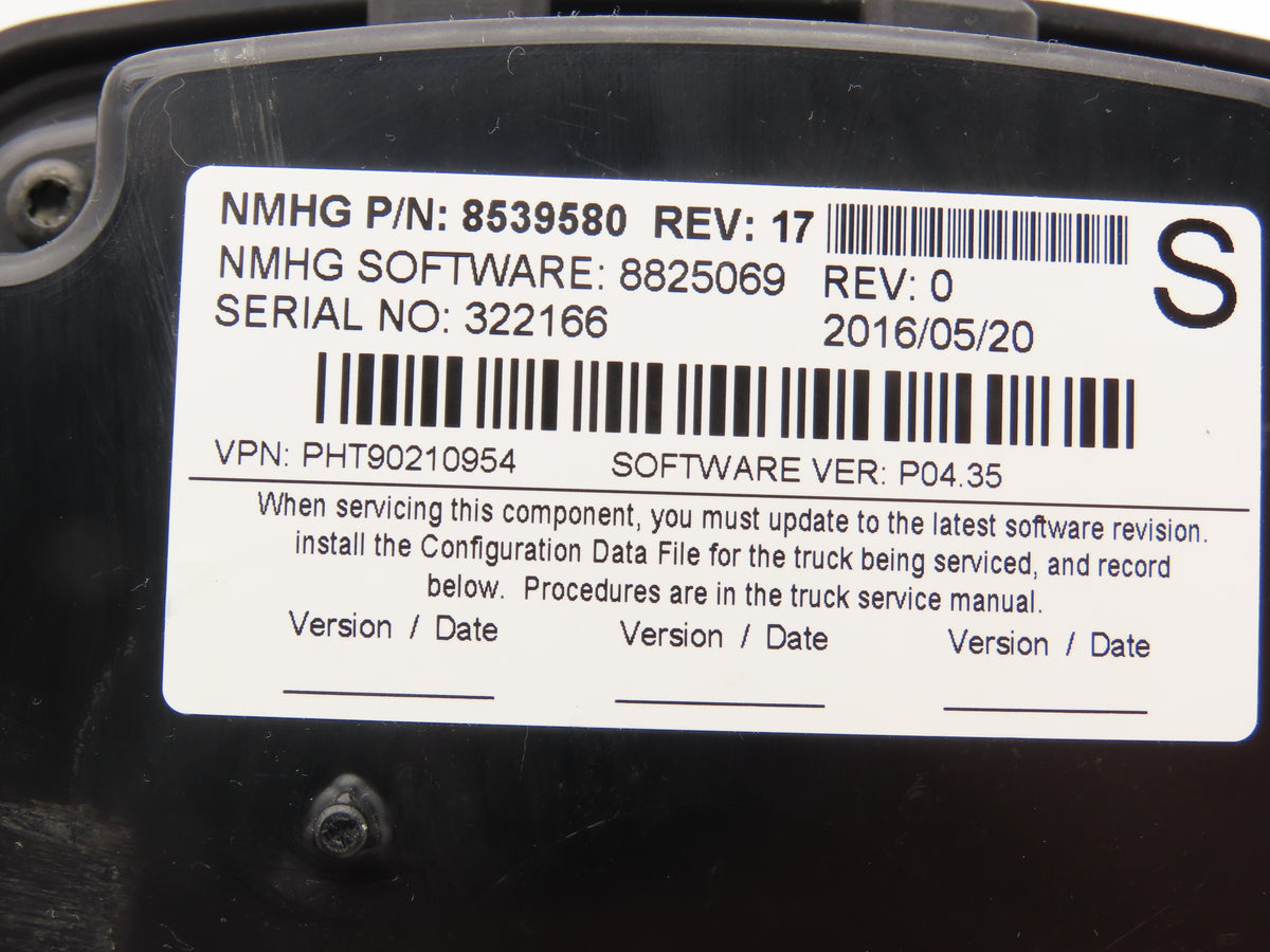 Yale 8539580 Forklift Display Controller Module W/Key Off ERC060VGN48TE088
