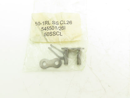 Renold 50SSRB Roller Chain #50 - 5/8" Pitch 1 Strand Simple Stainless 10 ft