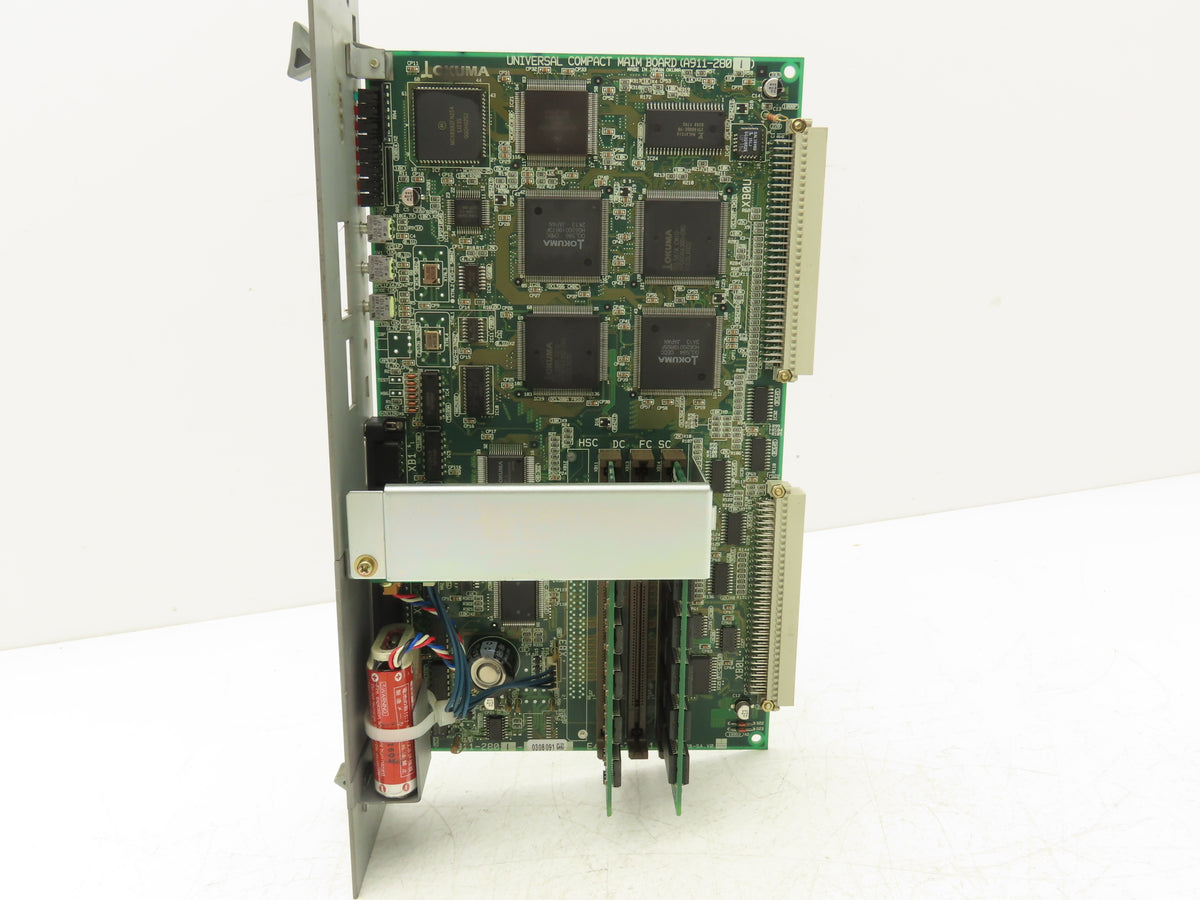 Okuma 1911-2801-0308091 Universal Compact Main Board Battery 2MB SRAM 16MB DRAM