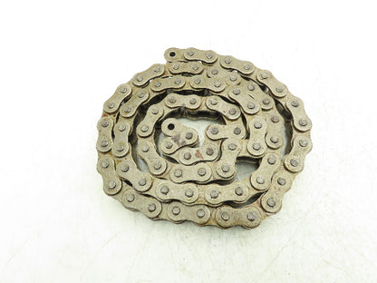 Tsubaki 80-1CP Roller Chain #80 - 1" Pitch 1 Strand Cotter Pin 6 Feet Length