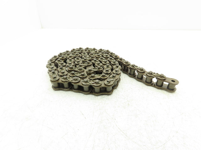 Tsubaki 80-1CP Roller Chain #80 - 1" Pitch 1 Strand Cotter Pin 6 Feet Length