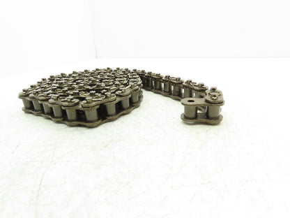 Tsubaki 80-1CP Roller Chain #80 - 1" Pitch 1 Strand Cotter Pin 6 Feet Length