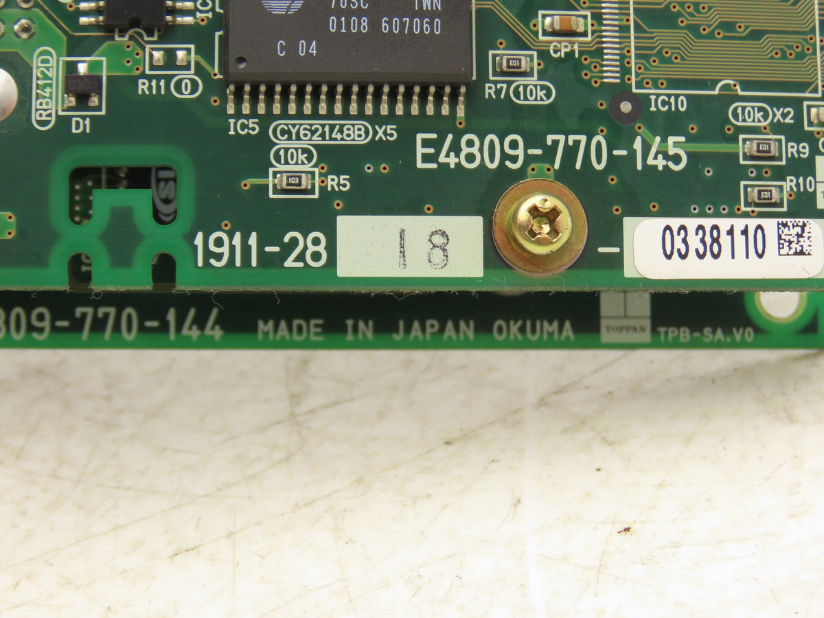 Okuma E4809-770-144 Universal Compact Main Board PCB 2 A911-2818 2M Flash Memory
