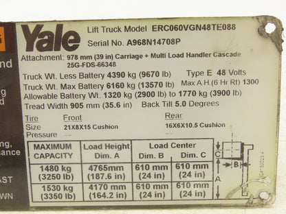 Danfoss OSPM 70 LS Forklift Power Steering Unit Hydraulic Motor Off ERC060VGN48