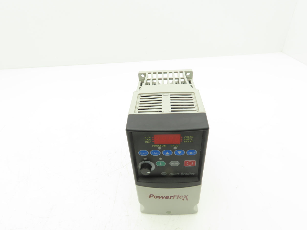 Allen Bradley 22A-D4P0N104 Powerflex 4 VFD AC Drive 1.5kW 2Hp 480v 3Ph Ser A