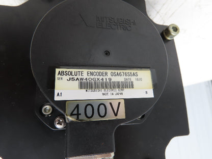 Mitsubishi HG-H703S Servo Motor 7kW 3000 RPM 399V 3PH Encoder OSA676S5AS