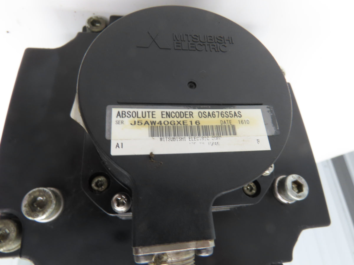 Mitsubishi HG-H703BS Servo Motor 7kW 3000 RPM 399V 3PH Encoder OSA676S5AS