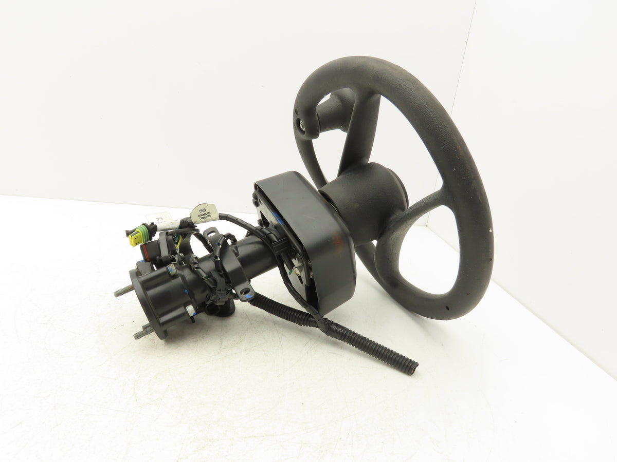 Yale Forklift Steering Wheel & Bracket Assembly Off ERC060VGN48TE088