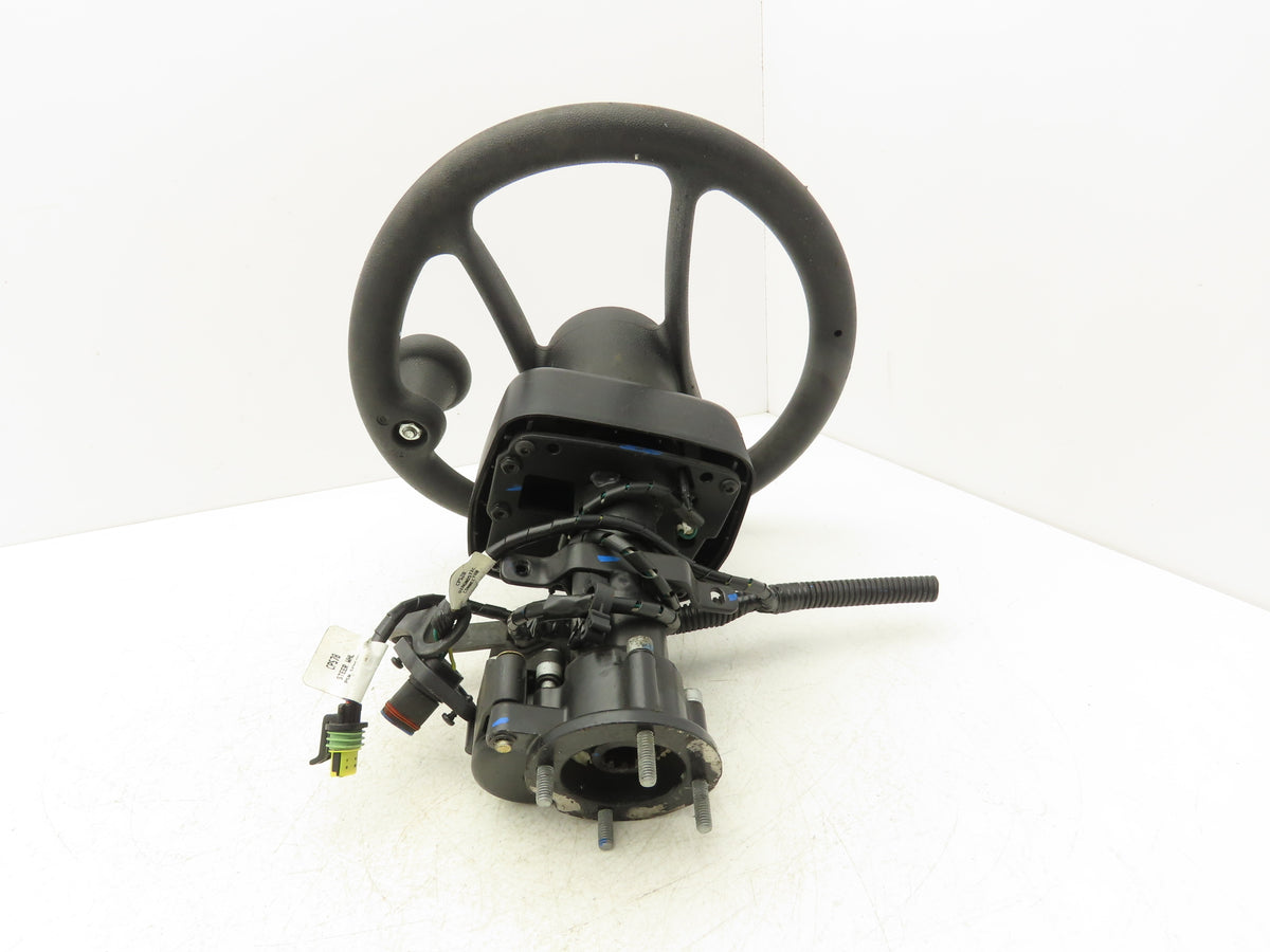 Yale Forklift Steering Wheel & Bracket Assembly Off ERC060VGN48TE088