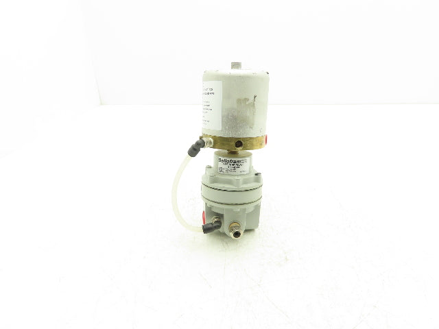 Marsh Bellofram T-3000 Electropneumatic Pressure Transducer w 75Hr Relay 250 PSI