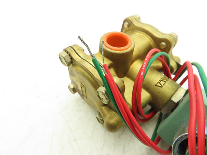 Asco 8316G64 Solenoid Valve 3-Way NC Air Gas Water 120V Coil 1/2" FNPT