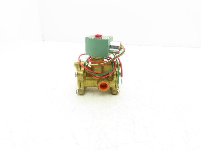 Asco 8316G64 Solenoid Valve 3-Way NC Air Gas Water 120V Coil 1/2" FNPT