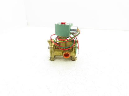 Asco 8316G64 Solenoid Valve 3-Way NC Air Gas Water 120V Coil 1/2" FNPT