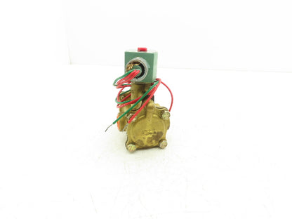 Asco 8316G64 Solenoid Valve 3-Way NC Air Gas Water 120V Coil 1/2" FNPT
