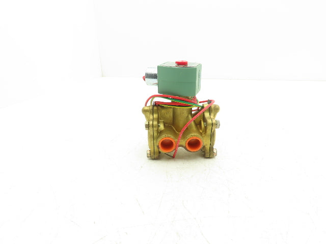 Asco 8316G64 Solenoid Valve 3-Way NC Air Gas Water 120V Coil 1/2" FNPT