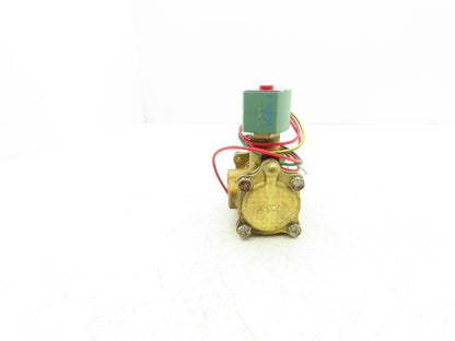 Asco 8316G64 Solenoid Valve 3-Way NC Air Gas Water 120V Coil 1/2" FNPT