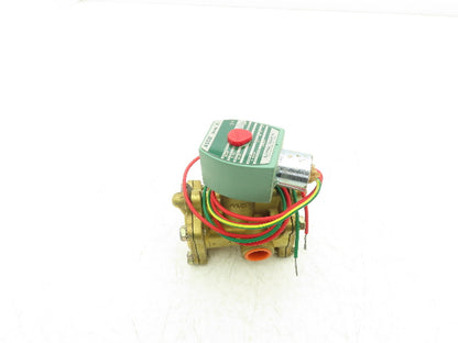 Asco 8316G64 Solenoid Valve 3-Way NC Air Gas Water 120V Coil 1/2" FNPT