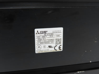 Mitsubishi HG-H703BS Servo Motor 7kW 3000 RPM 399V 3PH Encoder OSA676S5AS