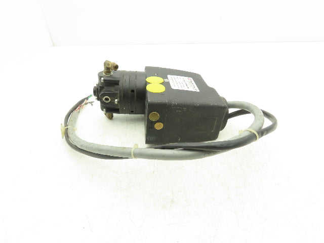 Fairchild Z147T54261150 Electro-Pneumatic Transducer/Volume Booster 115 VAC