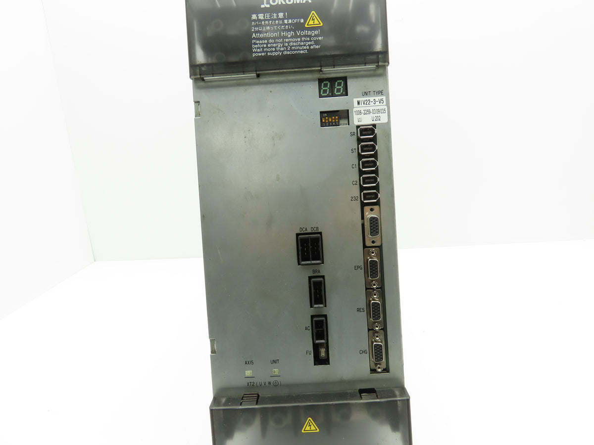Okuma MIV22-3-V5 AC Spindle Servo Drive Amplifier U:202