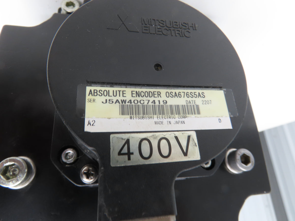 Mitsubishi HG-H703BS-D74 Servo Motor 7kW 3000 RPM 399V 3PH Encoder OSA676S5AS