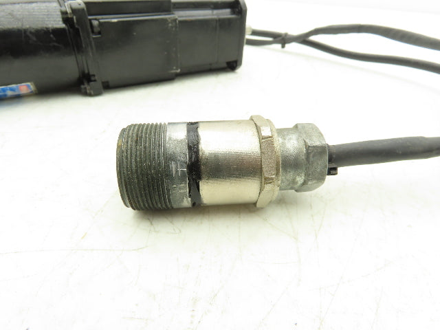 Sanyo Denki Toyoda MC256-M003BC AC Servo Motor 8mm Shaft