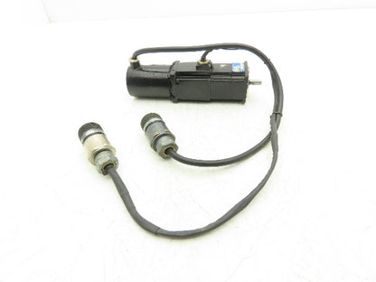 Sanyo Denki Toyoda MC256-M003BC AC Servo Motor 8mm Shaft
