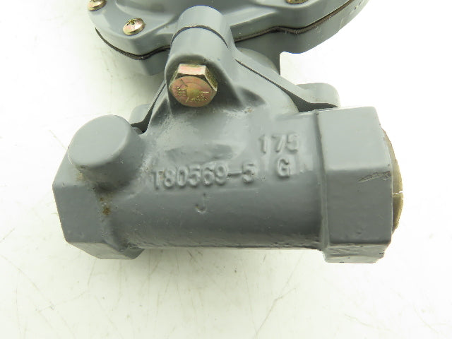 Fisher Controls HSR Pressure Regulator Spring-Loaded 1" FNPT 1.25-2.20 PSIG