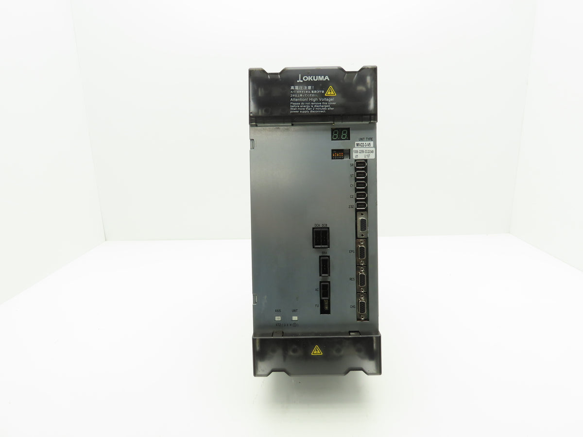 Okuma MIV22-3-V5 AC Spindle Servo Drive Amplifier U:107 1006-2259-03