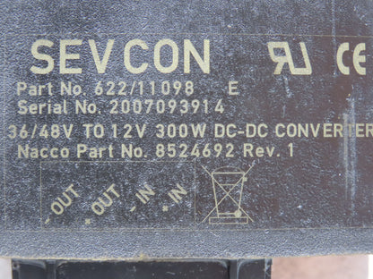 Sevcon 622/11098 Power Converter 36/48VDC To 12VDC Off Hyster E60Z-33 Forklift