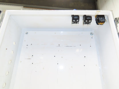 Hoffman A242408LP Electrical Enclosure Control Panel 24x24x8" Pushbutton