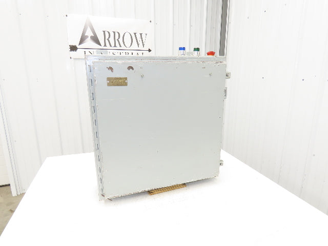 Hoffman A242408LP Electrical Enclosure Control Panel 24x24x8" Pushbutton