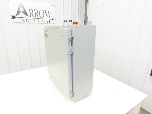 Hoffman A242408LP Electrical Enclosure Control Panel 24x24x8" Pushbutton