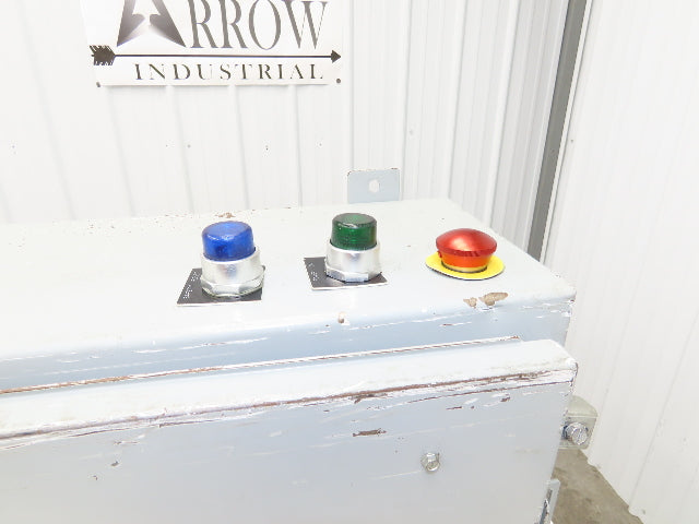 Hoffman A242408LP Electrical Enclosure Control Panel 24x24x8" Pushbutton