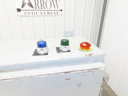 Hoffman A242408LP Electrical Enclosure Control Panel 24x24x8" Pushbutton