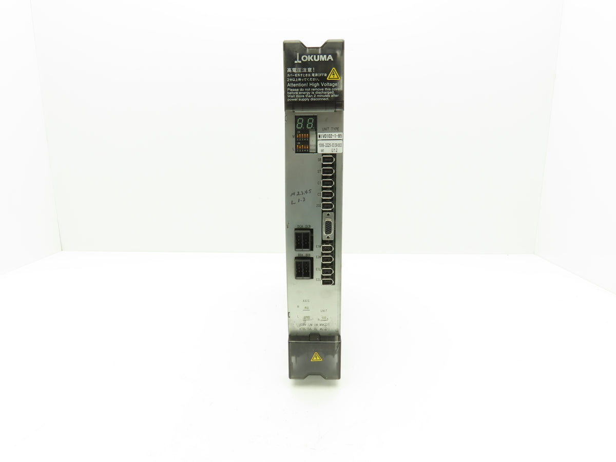 Okuma MIV0102-1-B5 AC Servo Drive Module U:1.2 1006-2225-03-39-003
