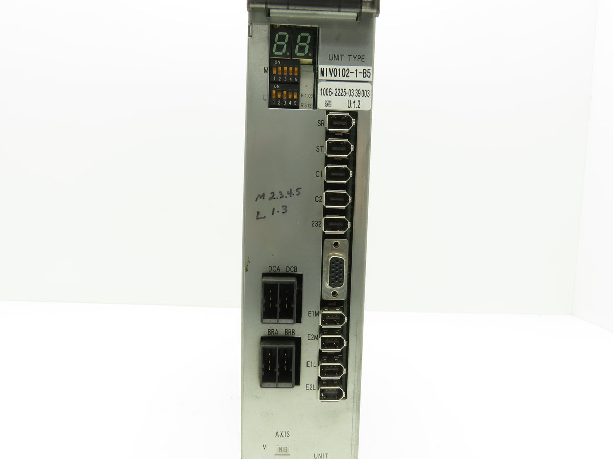 Okuma MIV0102-1-B5 AC Servo Drive Module U:1.2 1006-2225-03-39-003