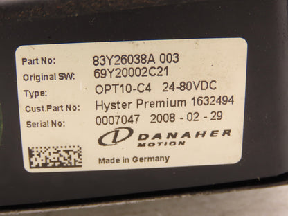 Danaher Motion 83Y26038A Hyster Forklift Display Controller Module OPT10-C4