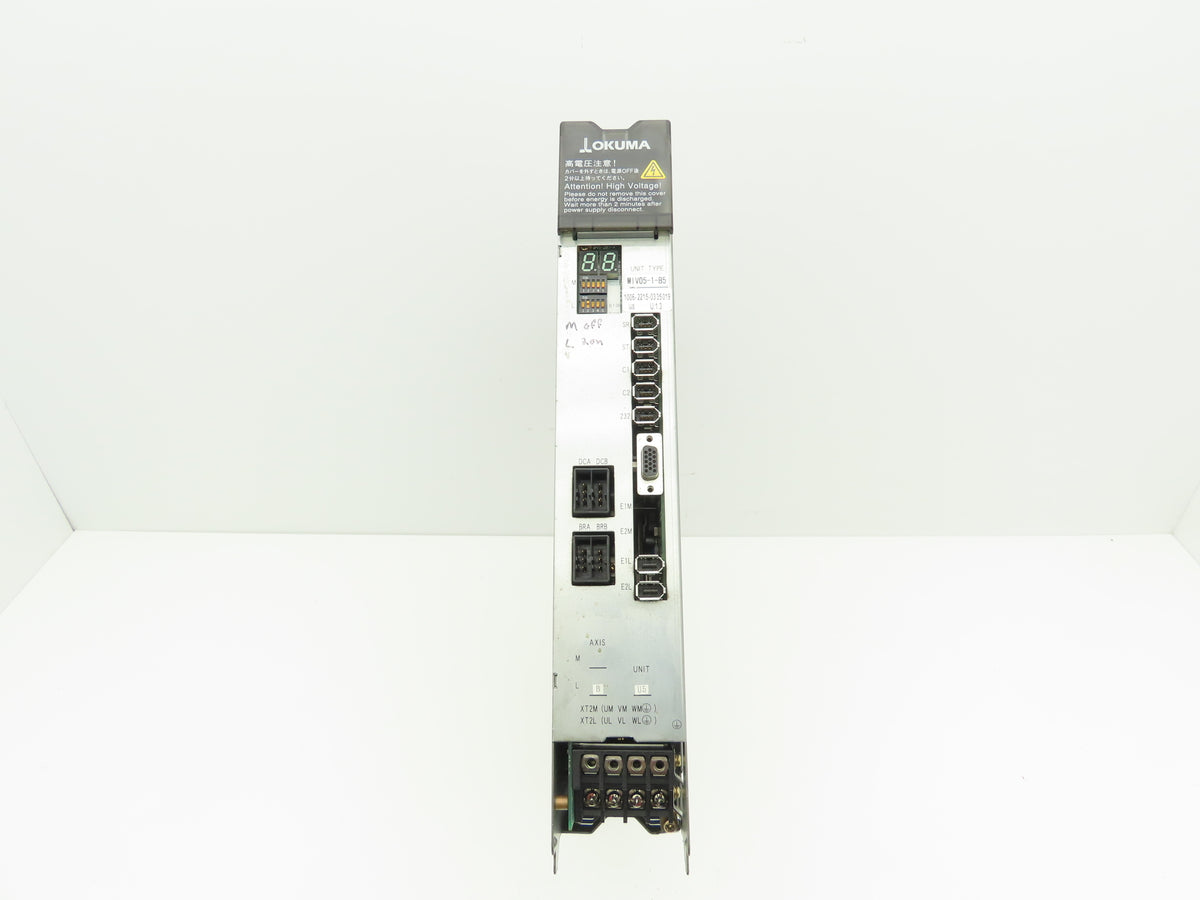 Okuma MIV05-1-B5 AC Servo Drive Amplifier U:1.3 1006-2215-03 35019