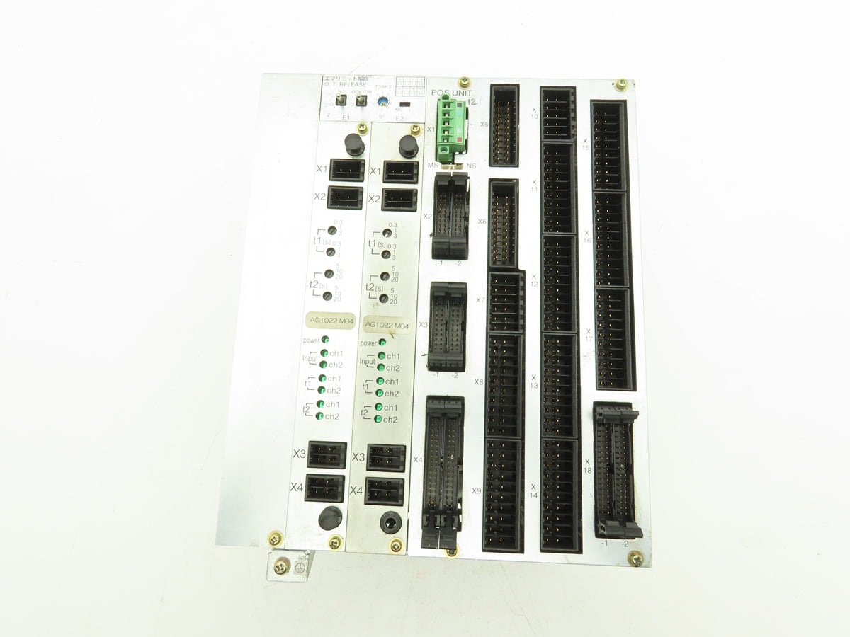 Okuma A911-3070 POS AG1022 M04 PLC Slot Rack Card Chassis Motherboard ES-V4504