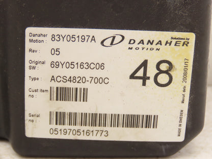 Danaher ACS4820-700C AC SuperDrive Forklift Motor Controller 48V Off E60Z-33