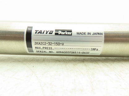 Parker Taiyo 2KA2C2-32-150-U Pneumatic Clamp Cylinder 32mm Bore x 150mm Stroke